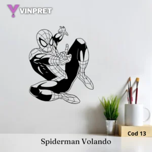 Cuadro 2d - Spiderman volando