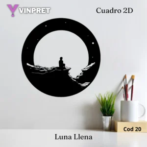 Cuadro 2d - Luna llena