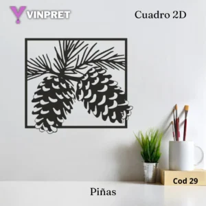 Cuadro 2d - Piñas