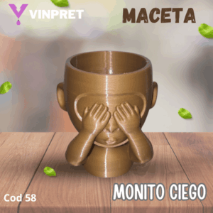 Maceta Monito Ciego