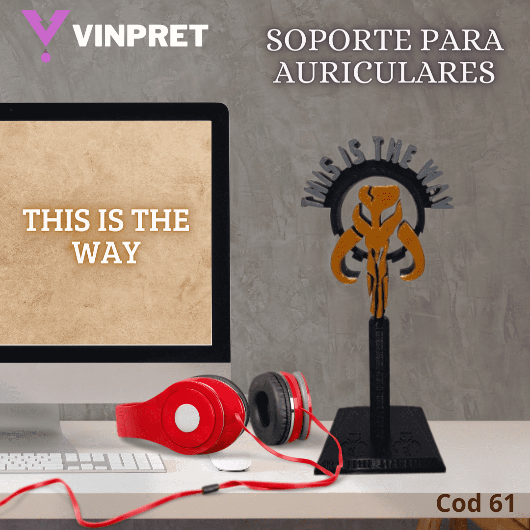 Soporte Para Auriculares - This Is The Way
