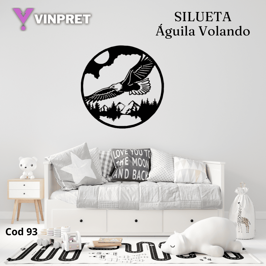 Silueta - Águila volando