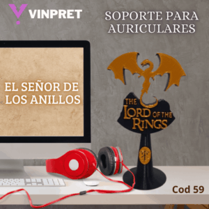 Soporte Para Auriculares - El Señor de los Anillos