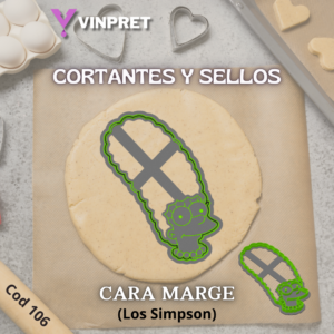 Cortante Cara de Marge (Los Simpson)