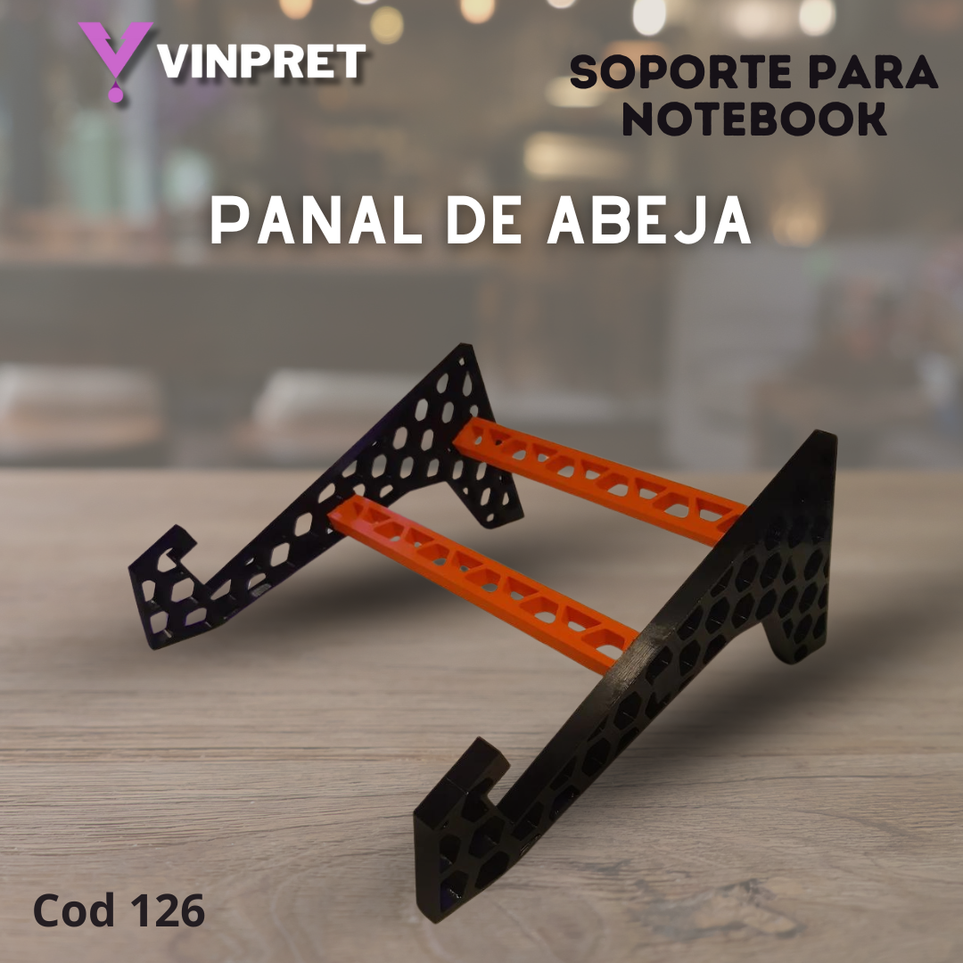 Soporte Para Notebook - Panal de Abeja