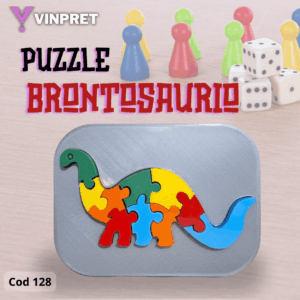 Puzzle Brontosaurio