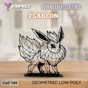 Adorno Para Escritorio - Flareon Geometric Low Poly
