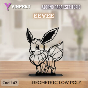 Adorno Para Escritorio - Eevee Geometric Low Poly