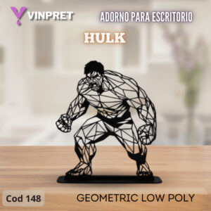 Adorno Para Escritorio - Hulk Geometric Low Poly