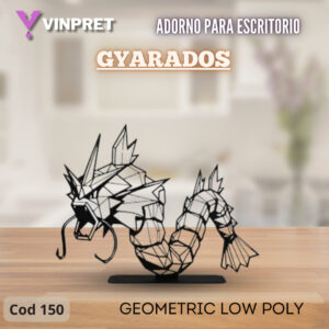 Adorno Para Escritorio - Gyarados Geometric Low Poly