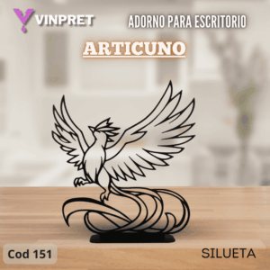 Adorno Para Escritorio - Articuno Silueta