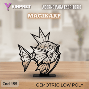 Adorno Para Escritorio - Magikarp Geometric Low Poly