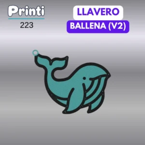Llavero - Ballena V2 (223-3)