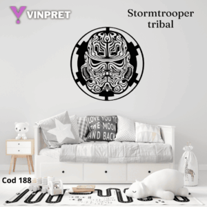 Cuadro Stormtrooper tribal