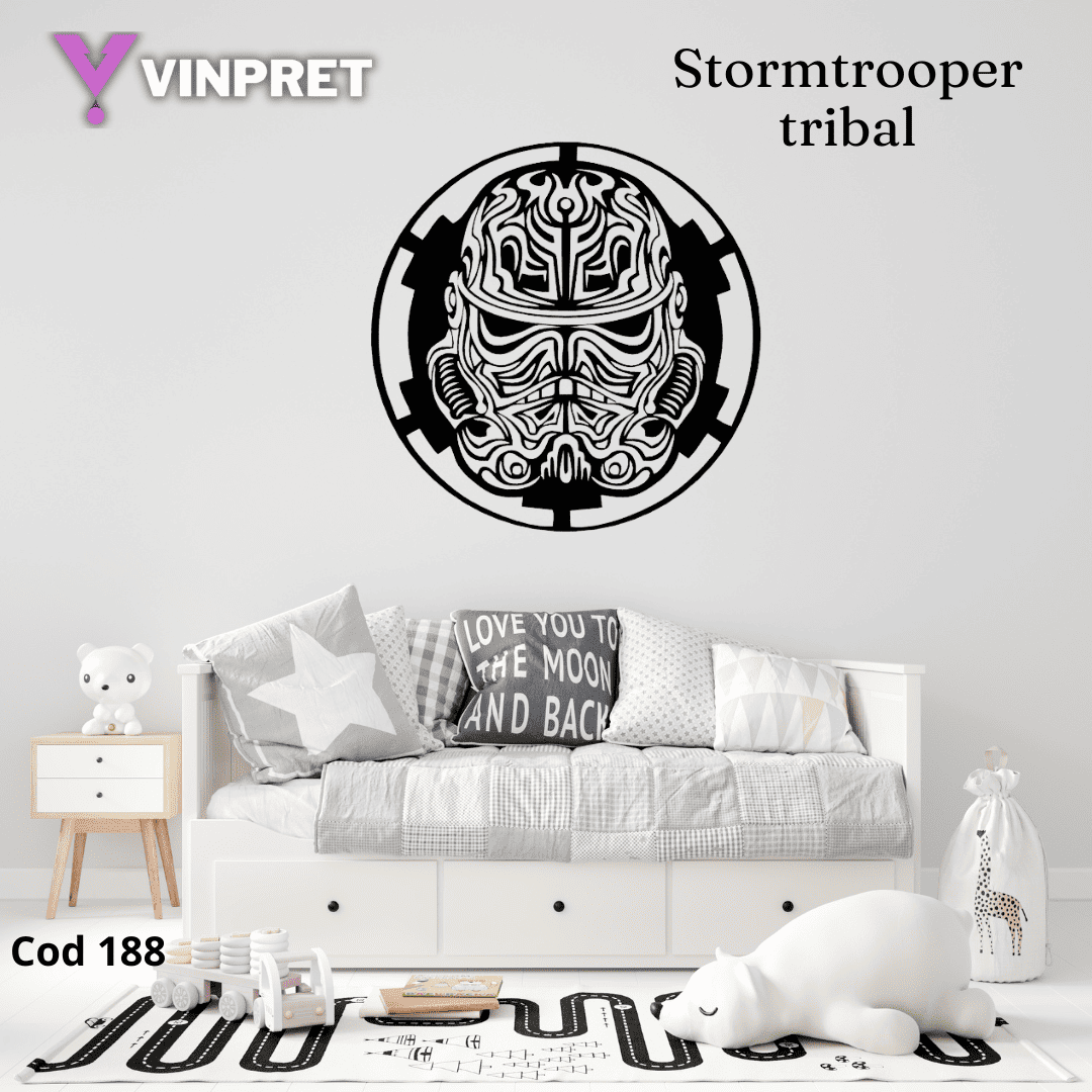 Cuadro Stormtrooper tribal
