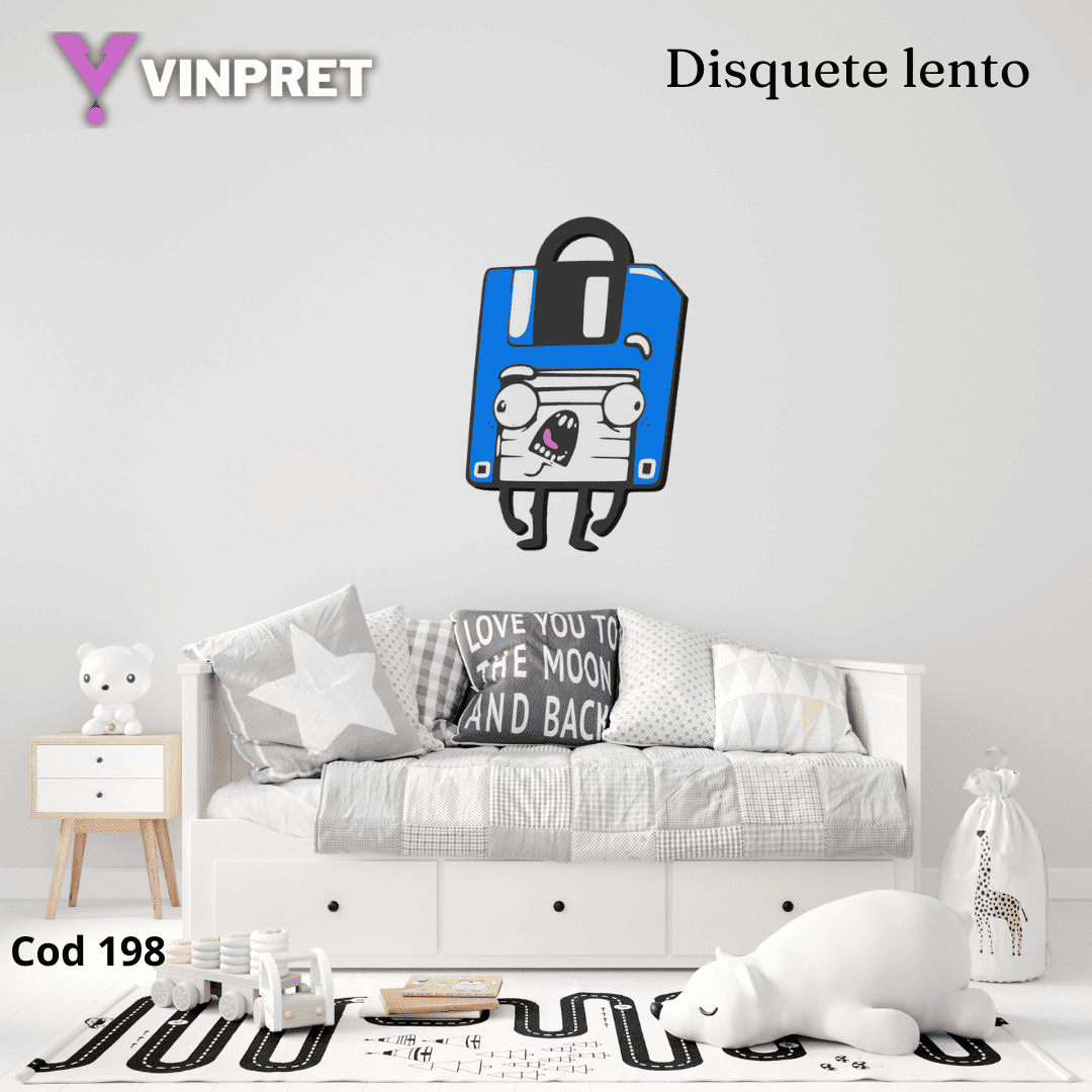 Cuadro Disquete lento (4 colores)