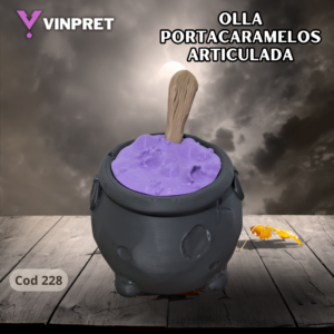 Olla Portacaramelos Articulada
