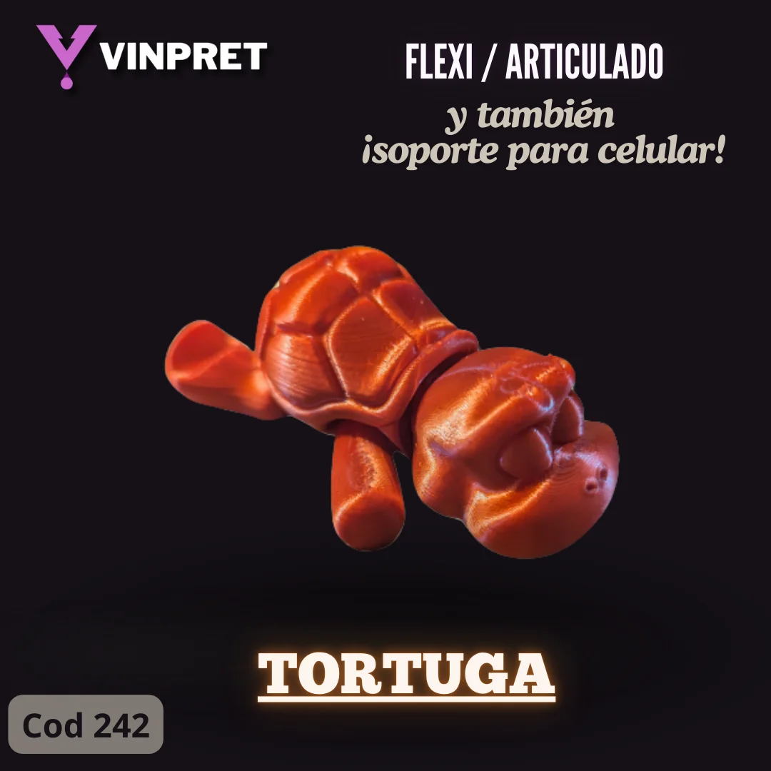 Flexi-Articulado + Soporte para celular - Tortuga