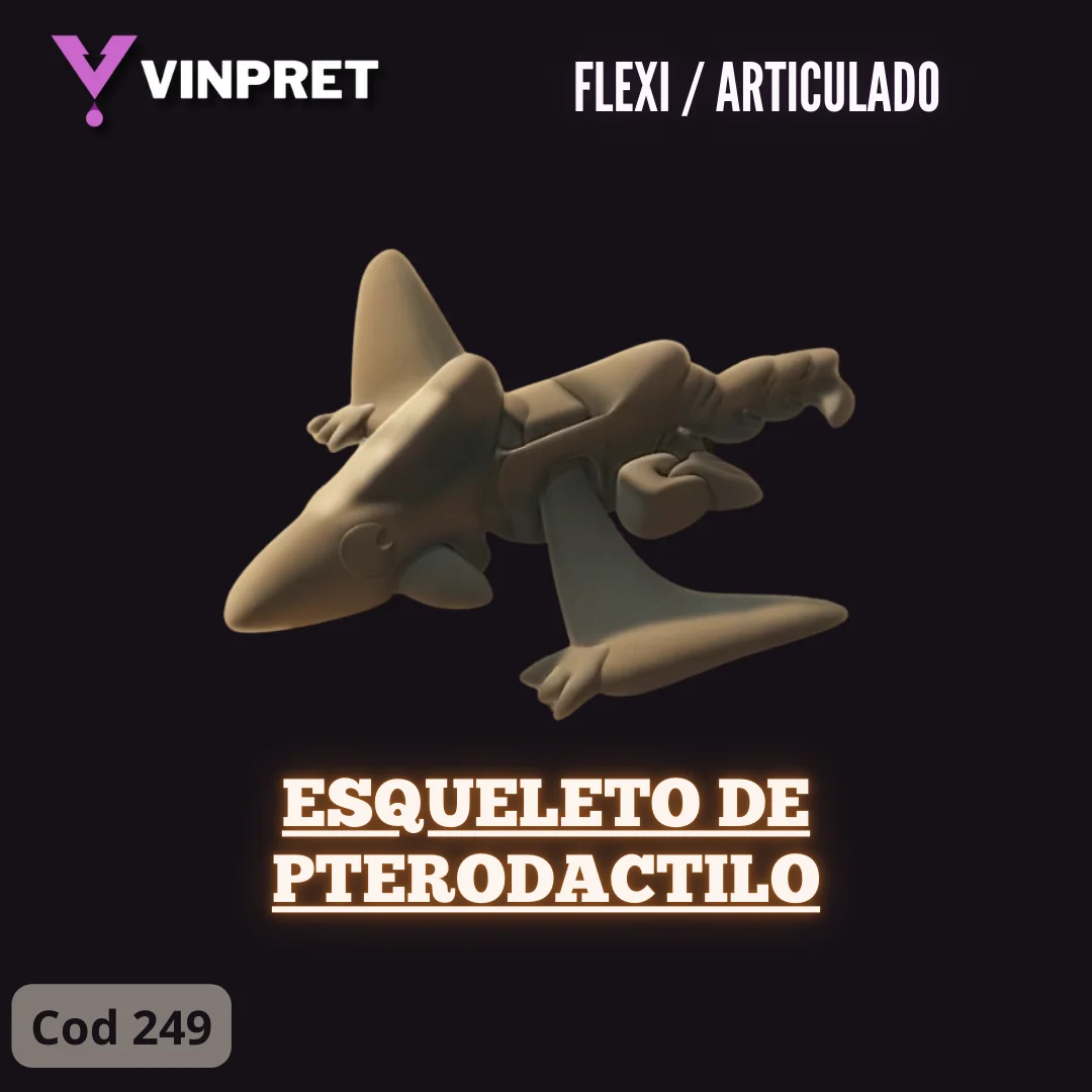 Flexi-Articulado - Esqueleto de pterodactilo