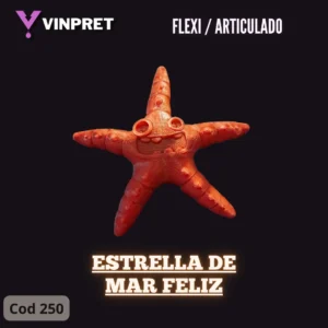 Flexi-Articulado - Estrella de mar feliz