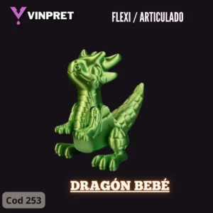 Flexi-Articulado - Dragón bebé