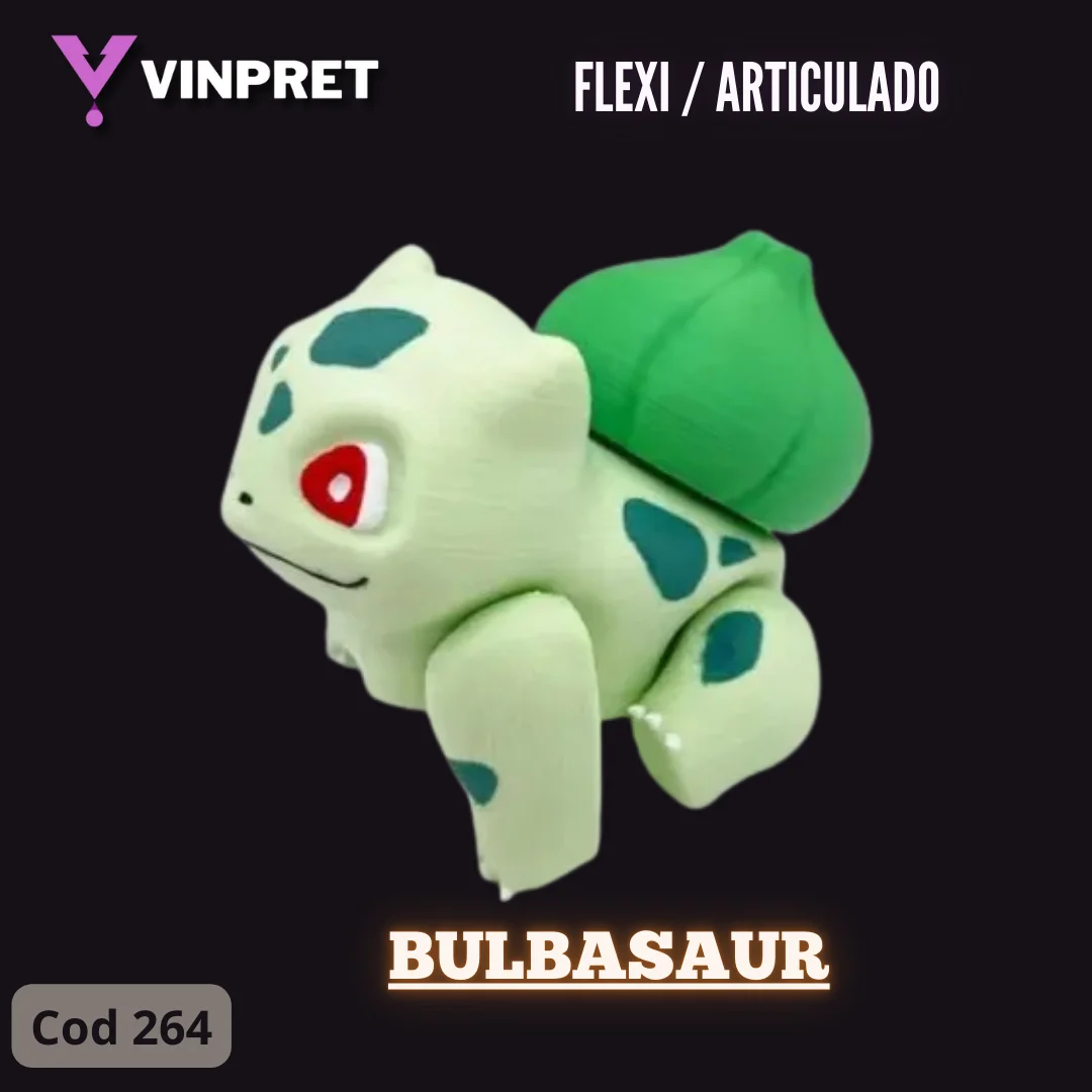 Flexi-Articulado - Bulbasaur