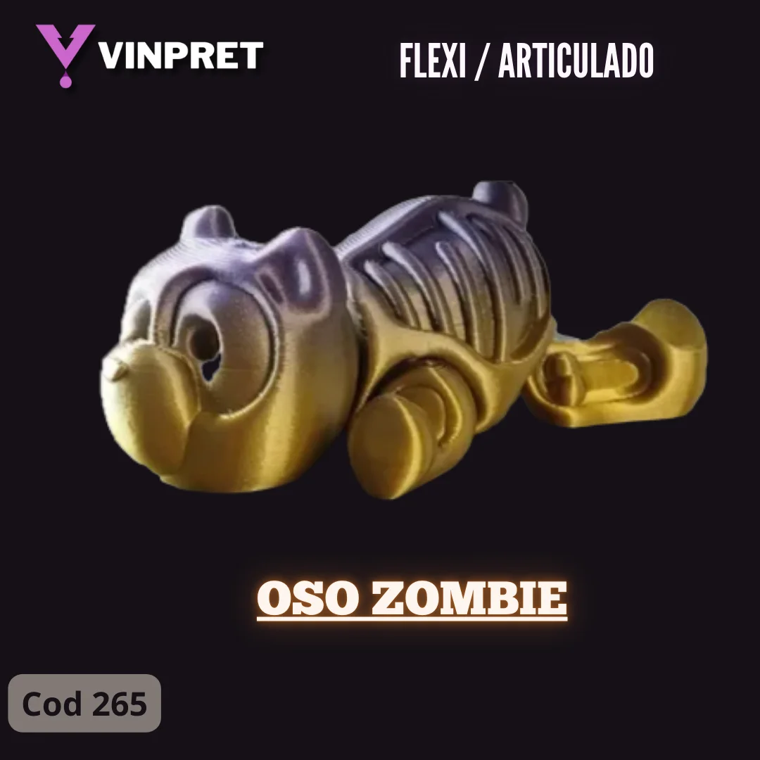 Flexi-Articulado - Oso Zombie