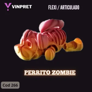 Flexi-Articulado - Perrito Zombie