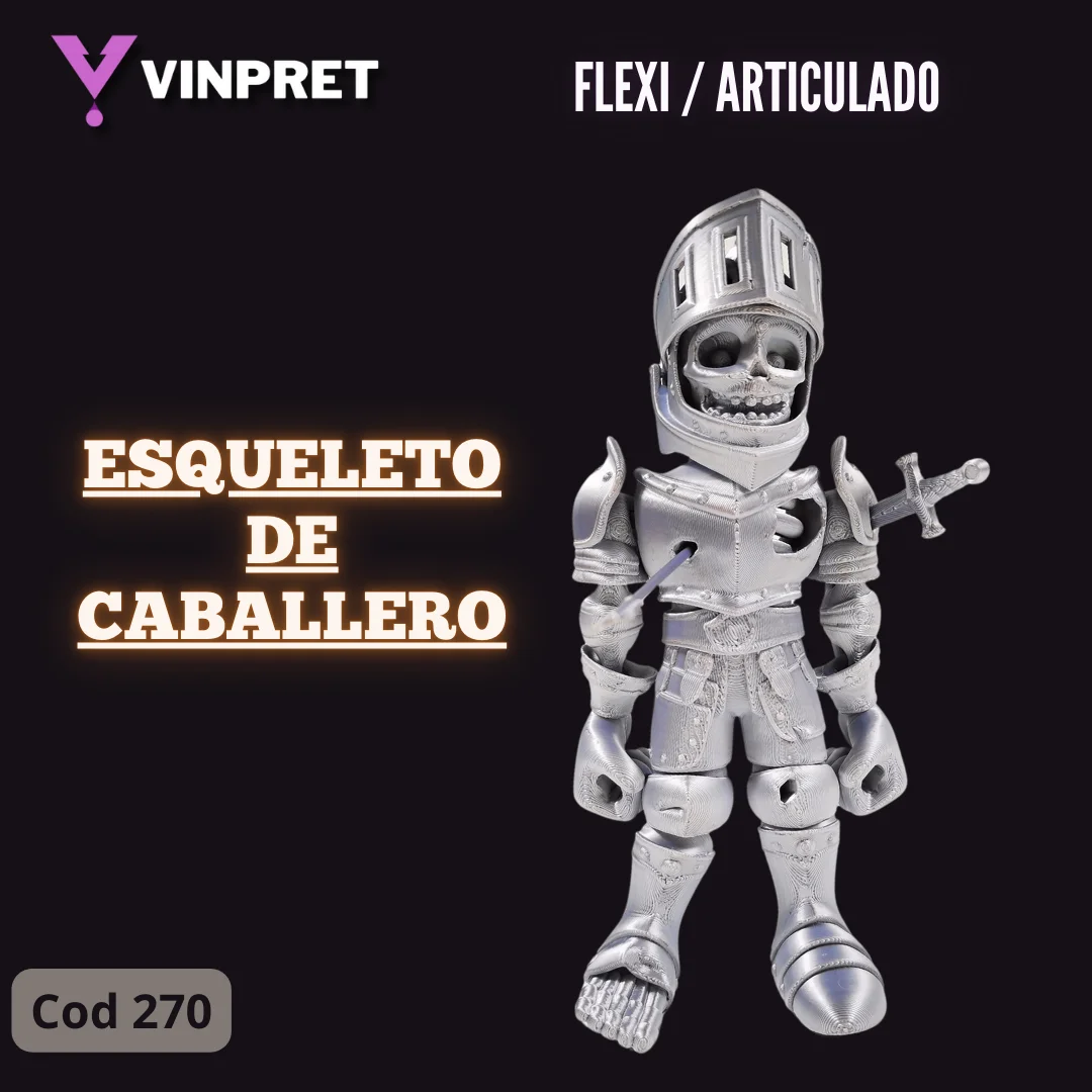 Flexi-Articulado - Esqueleto de caballero