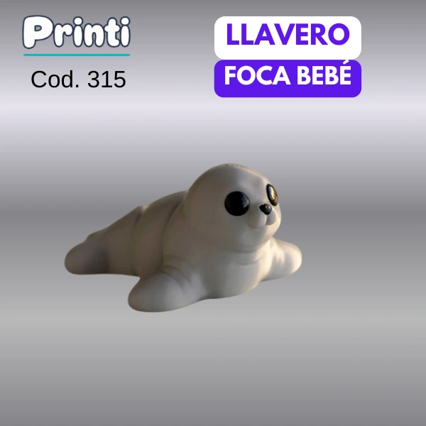 Llavero - Foca Bebé