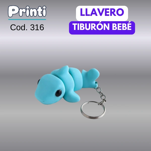 Llavero Articulado - Tiburón Bebé (316-6)
