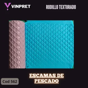Rodillo Texturado - Escamas de pescado