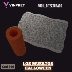 Rodillo Texturado - Los Muertos Halloween