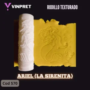 Rodillo Texturado - Ariel (La Sirenita)