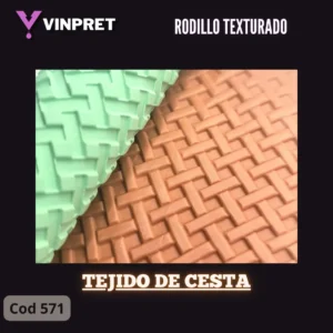 Rodillo Texturado - Tejido de cesta