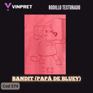 Rodillo Texturado - Bandit (Papá de Bluey)