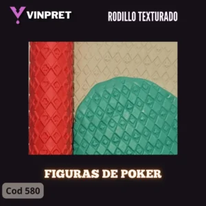 Rodillo Texturado - Figuras de poker