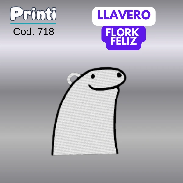 Llavero - Flork feliz