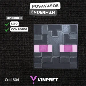 Posavasos - Enderman (Liso y Con Borde)
