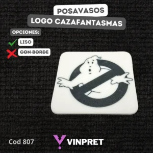 Posavasos - Logo Cazafantasmas (Liso)