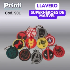 Llavero - Superhéroes de Marvel