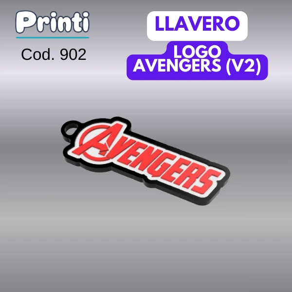 Llavero - Logo Avengers (v2)