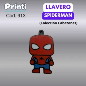 Llavero - Spiderman (Colección cabezones)