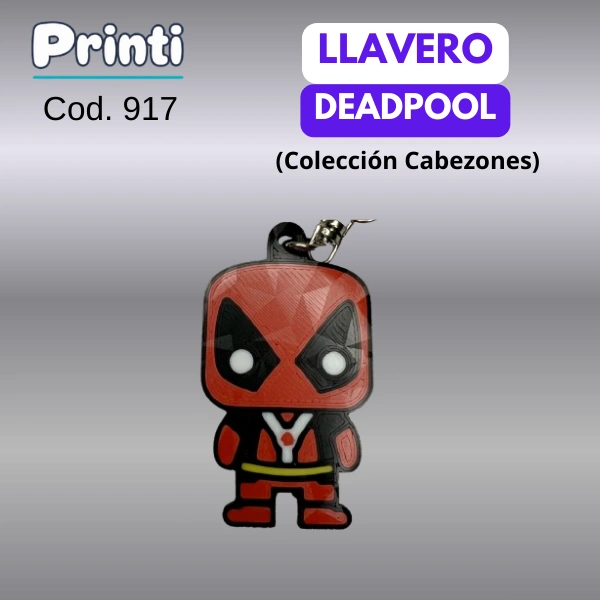 Llavero - Deadpool (Colección cabezones)
