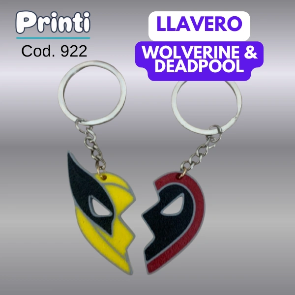 Llavero - Wolverine & Deadpool