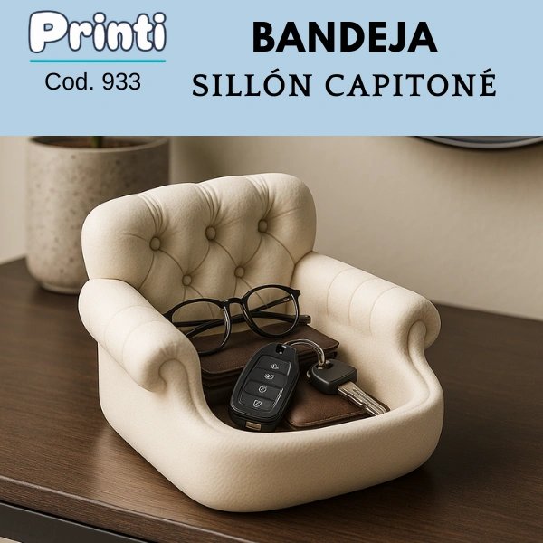 Bandeja - Sillón Capitoné