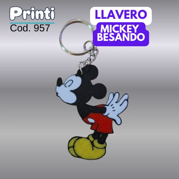 Llavero - Mickey besando (957-3)