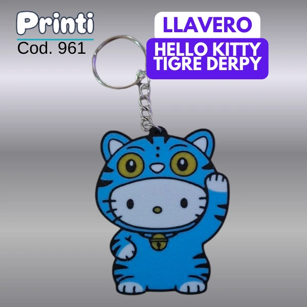 Llavero - Hello Kitty Tigre Derpy (961-3)