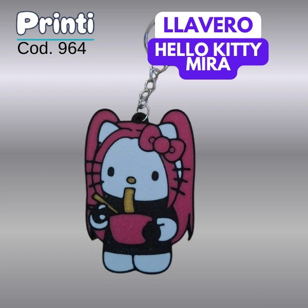 Llavero - Hello Kitty (Mira) (964-3)