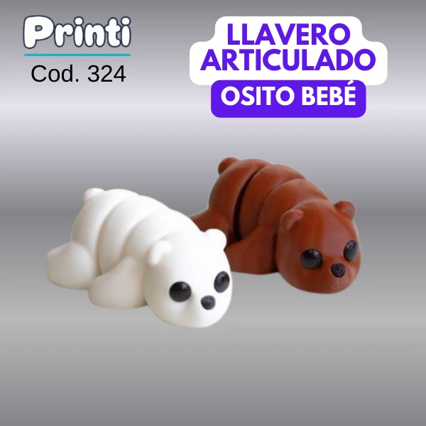 Llavero Articulado - Osito Bebé (324-6)